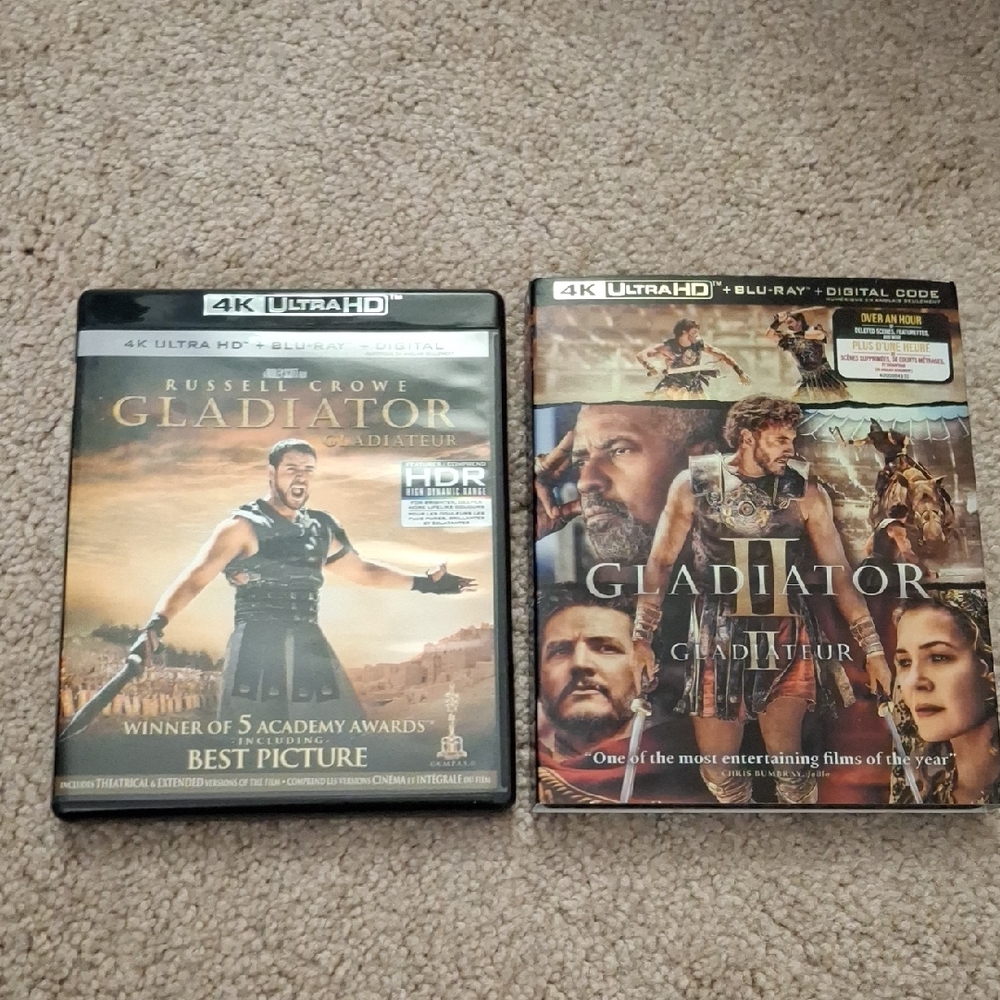Gladiator 4K Ultra HD Blu-ray Set
